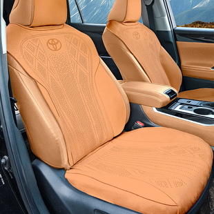 丰田汉兰达Highlander专车专用新款超薄打孔透气翻毛皮四季坐垫