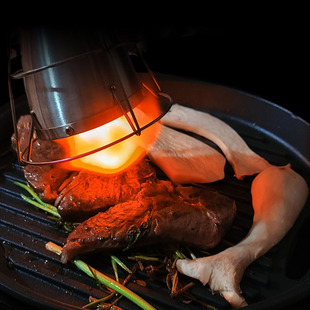 户外露营烧烤工具无烟烤肉喷火枪头配件不锈钢家用高温烘培煎牛排