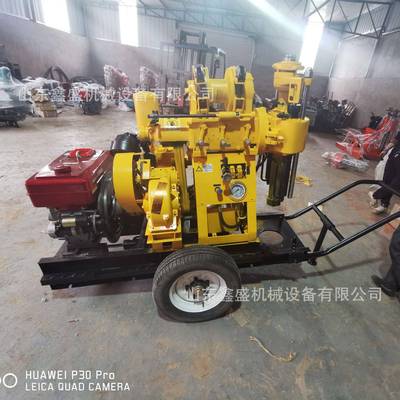 XY-150型水井钻机地质勘探取芯液压钻机高速吃水用挖井机厂家