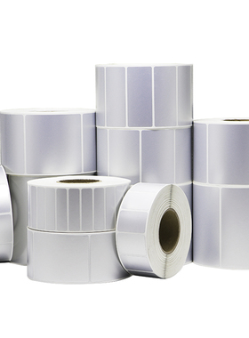 恒标哑银标签纸707*50590亚银条码纸防水不干胶空白银色打码机打