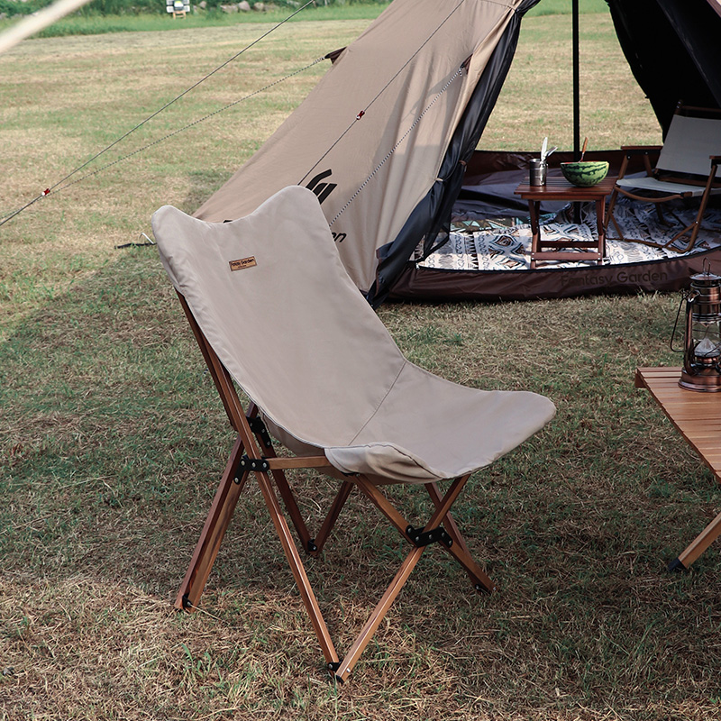 FG梦花园户外露营折叠椅铝合金沙滩休闲躺椅超轻导演蝴蝶凳子