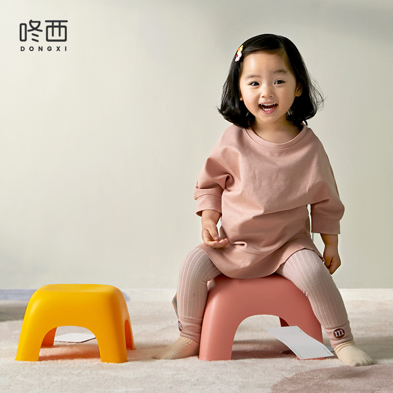 小凳子塑料板凳家用儿童小椅子加厚防滑踩脚脚踏矮凳