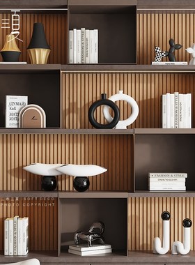 现展示摆件轻奢高档客厅软装搭配设计家居饰品