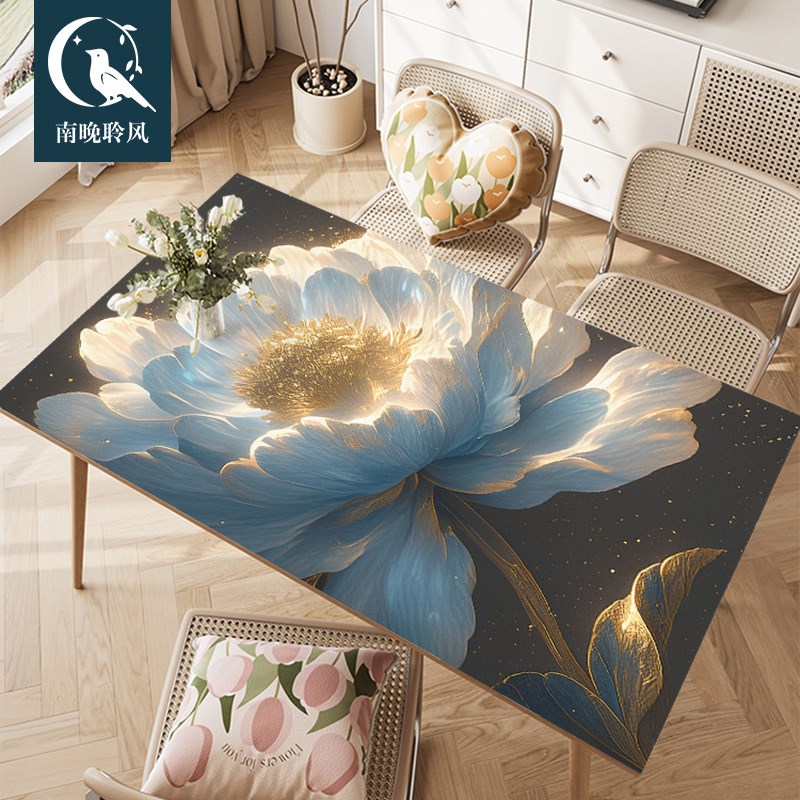 轻奢皮革桌垫家用可擦免洗餐桌布防水防油茶几垫防烫台面垫餐桌垫