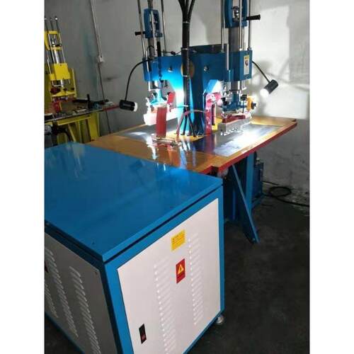 厂家现机销售双头高周波机鞋材皮具压花织带烫金手袋皮具PVC压痕