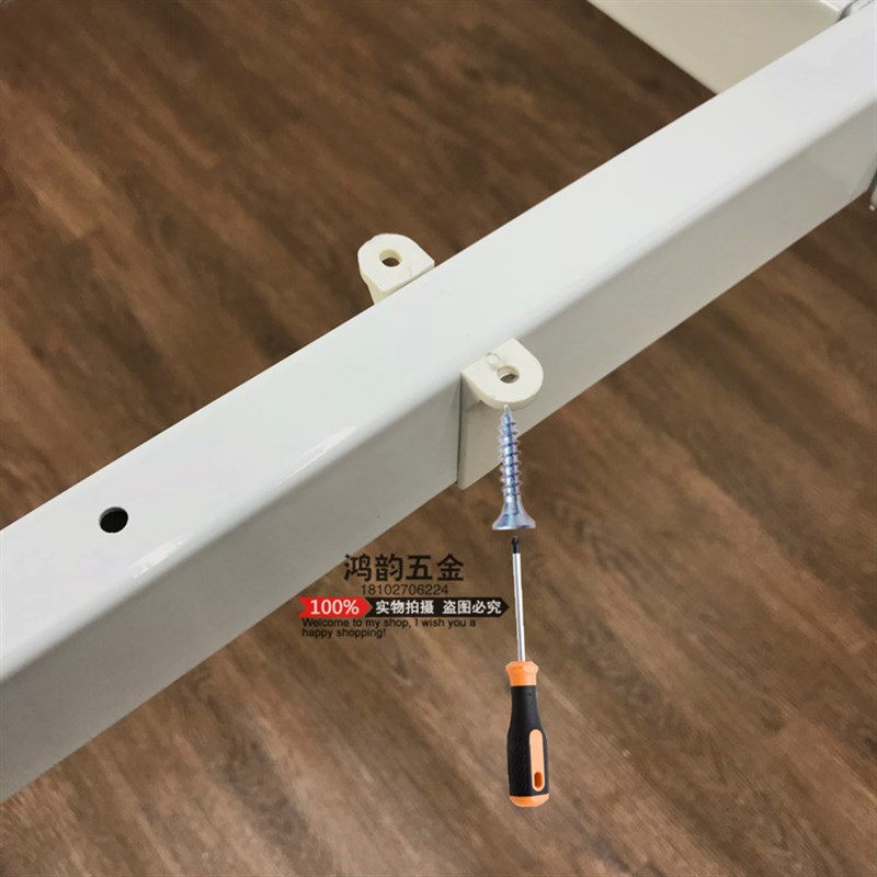 办公台架职员主管老板电脑桌会议洽谈脚架书桌餐桌烤漆金属可定制