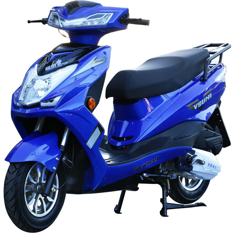 踏板摩托车可上牌125cc超级鹰燃油外卖车男女式踏板车摩托车助力