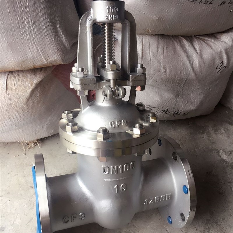 304不锈钢法兰闸阀Z41W-16P 手动法兰闸阀DN50 65 80 100 150 200
