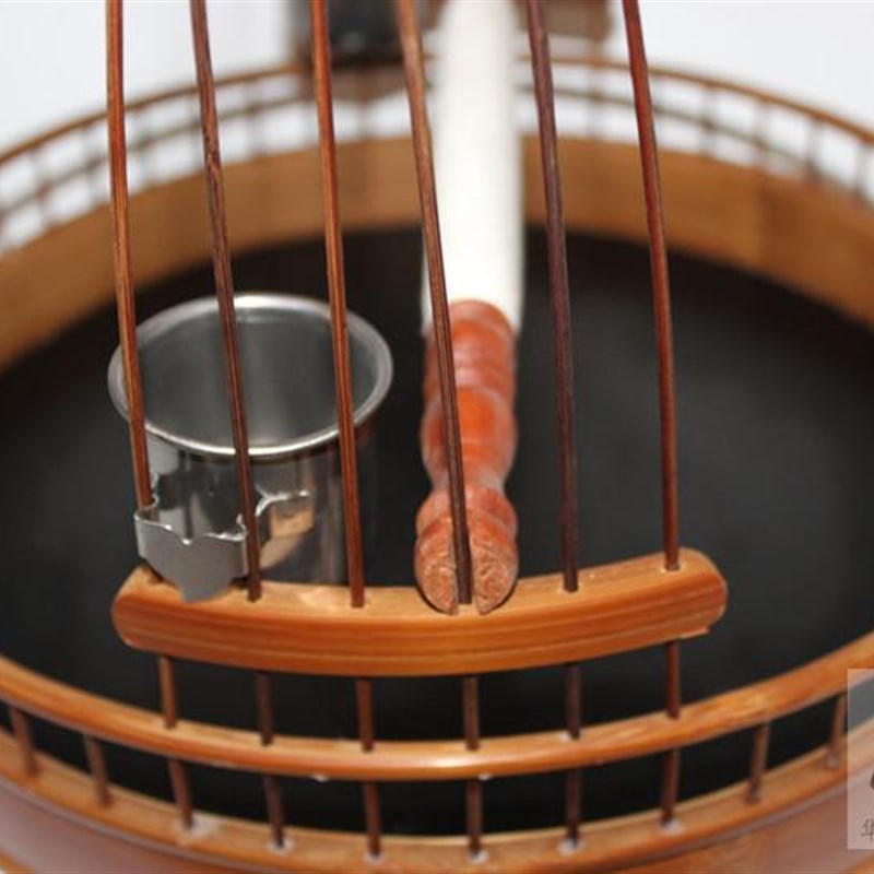 画眉八哥鹩哥鹦鹉鸟架原色紫竹大欧精品抛光鸟笼靛颏蜡嘴鸟架亮架