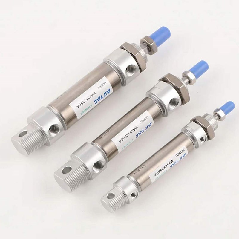 亚德客型小型气动MA不锈钢迷你小气缸MA16/25X50x75X100X125-S-CA