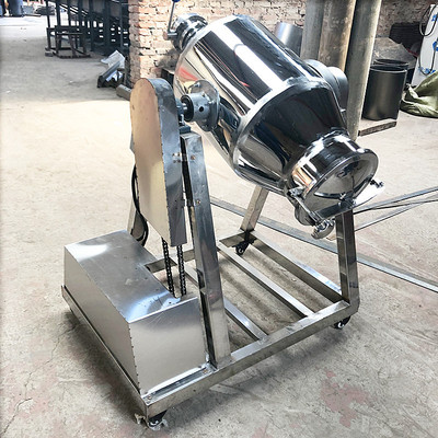 生产加工杂粮冲剂粉不锈钢混合搅拌机 麦片乳粉鼓式不锈钢搅拌机