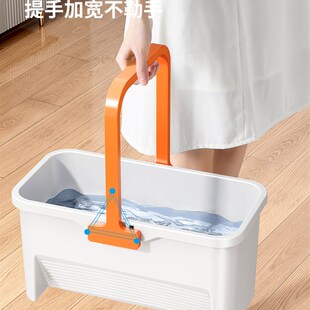 佳帮手长方形搓洗拖把桶家用胶棉拖把平板拖布清洗筒手提清洁水桶