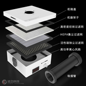 焊锡烟雾净化器 2UUL小型台式 桌面吸烟仪 手机电子维修吸烟机