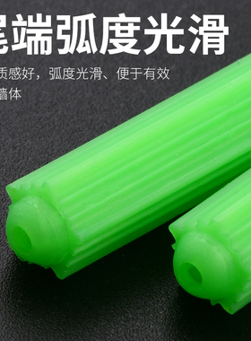 绿色塑料膨胀管6mm8厘塑胶墙面塞胶石膏板锚栓胶粒胶塞木螺丝