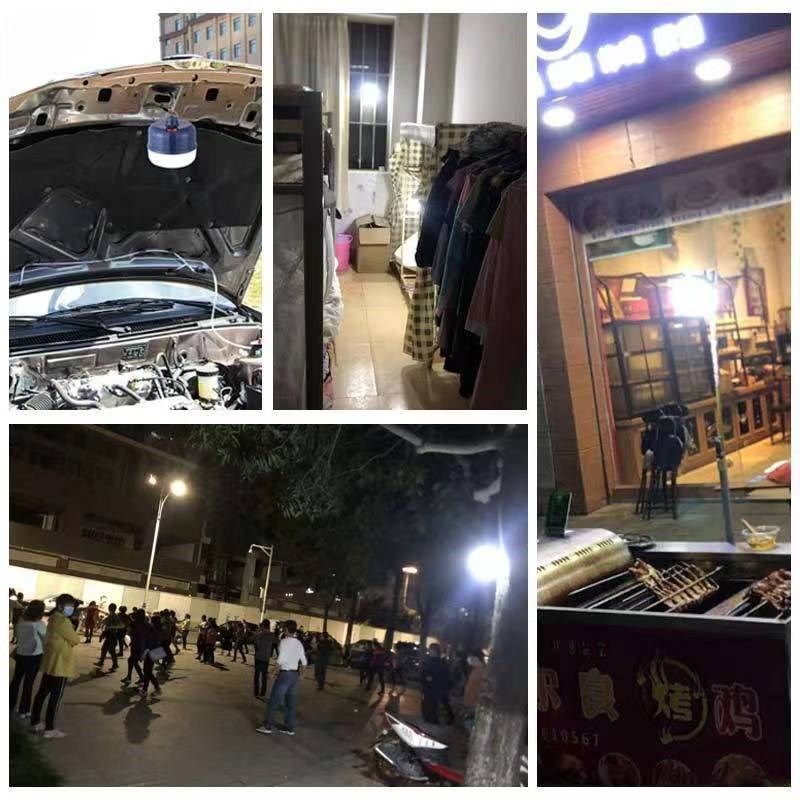 充电灯泡夜市摆摊地摊灯家用停电应急led照明灯户外露营灯长续航