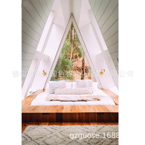 文旅景三角型房屋露营集装箱A型折叠房厂结构别墅三区角木GS钢屋