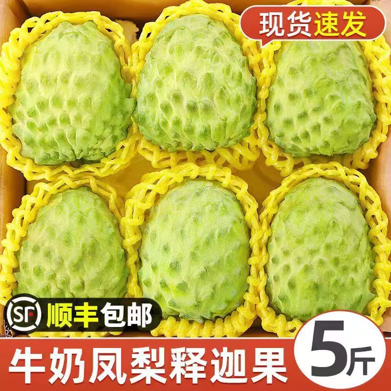 [下单立减50】新鲜现摘凤梨释迦果冰激凌水果牛奶释迦新鲜番荔枝