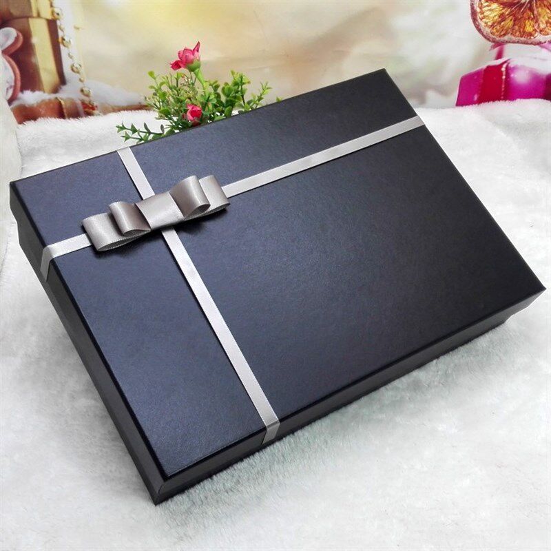 高档超大号A4油画相册礼品盒长方形婚纱西装丝巾礼物包装盒子定制