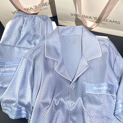 生日礼物送老公实用男友圣诞丝绸睡衣礼盒装男生情人节年