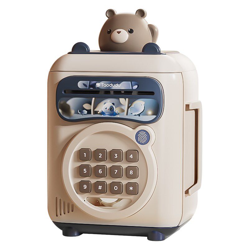 淘嘟嘟儿童储蓄存钱罐可取存只进不出网红密码保险箱男孩女孩玩具