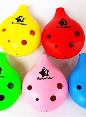 六孔 十二孔中音AC塑胶陶笛中音C调塑料6孔12孔陶笛