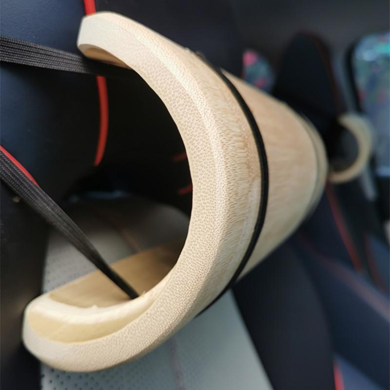 竹员外颈椎矫正牵引器修复脖子强直前倾楠竹车载竹枕头空心硬枕头