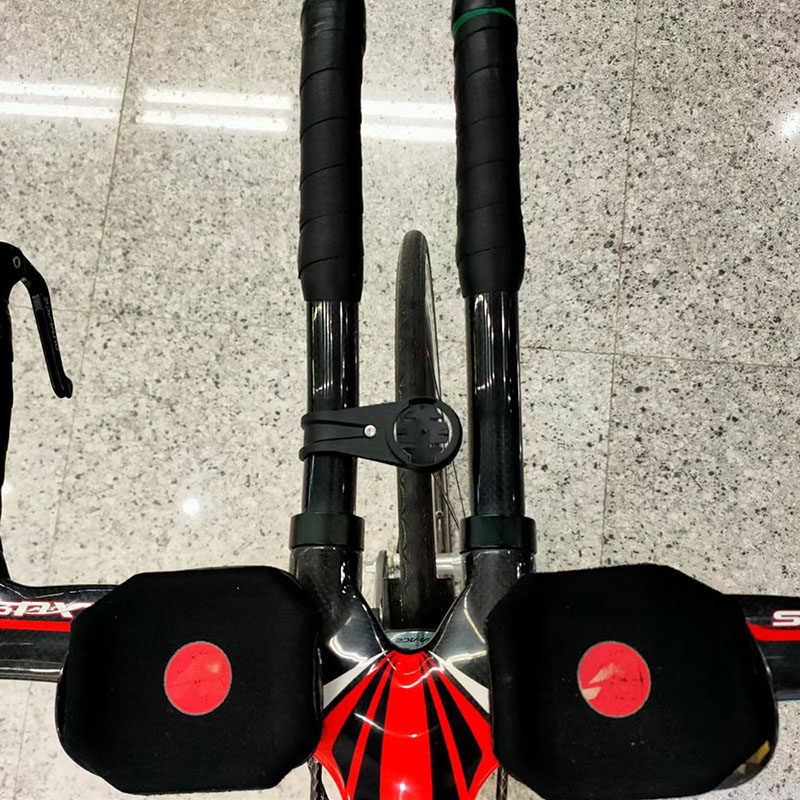 三铁自行车休息把TT把码表架佳明黑鸟适用码表座22.2mm车把