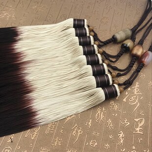 剑穗长穗短穗流苏太极比赛古法制作人丝回笼须挂件吊坠