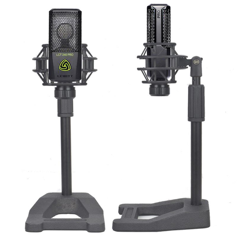桌面话筒支架通用防震架莱维特电容麦克风手持话筒手机直播支架