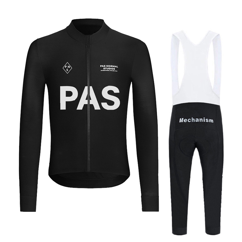 2023PAS新款秋季长袖自行车男骑行服公路赛赛车服装单车衣服套装