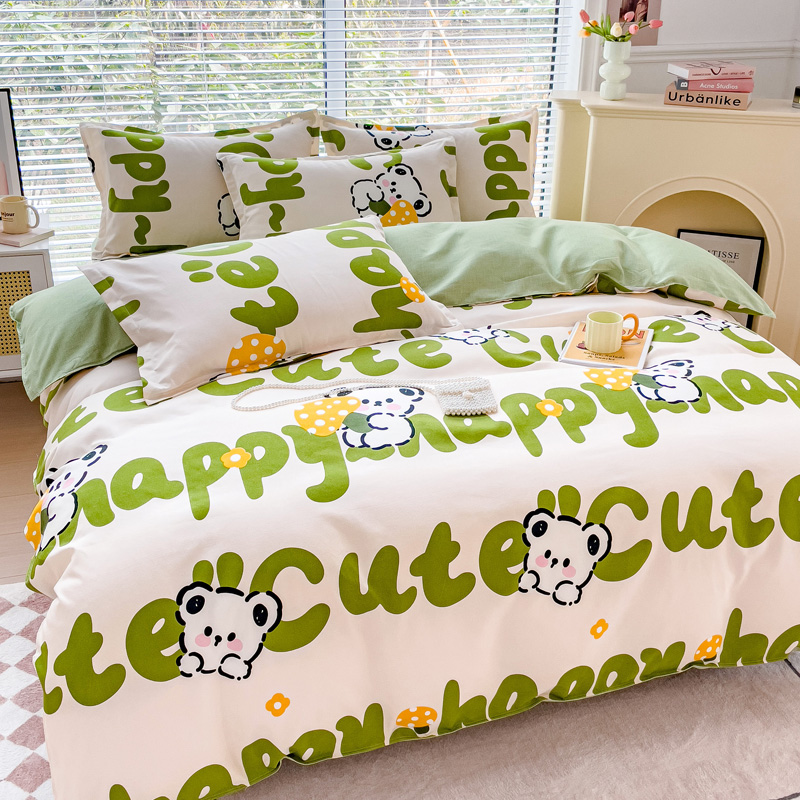 被套单件150x180x200x230夏季全棉100宿舍四三件套单双人被罩