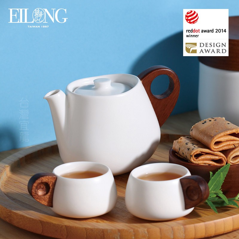 宜龙居易定白简约陶瓷功夫茶具套装家用茶壶公道杯茶杯一壶二杯