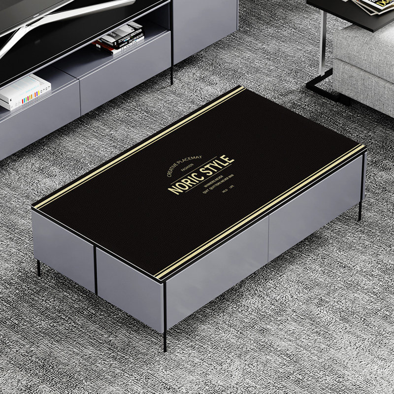 双层皮革茶几垫桌垫防水防烫防油免洗 茶几桌布简约现P餐桌垫,居家布艺,桌布,淘宝优惠券,粉丝福利购,淘宝优惠卷