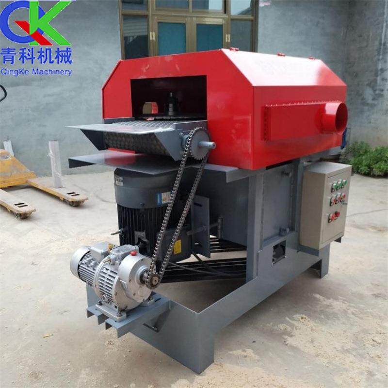 旧木料边皮改料锯半圆板木料边角分片锯卧式原木板树表皮锯