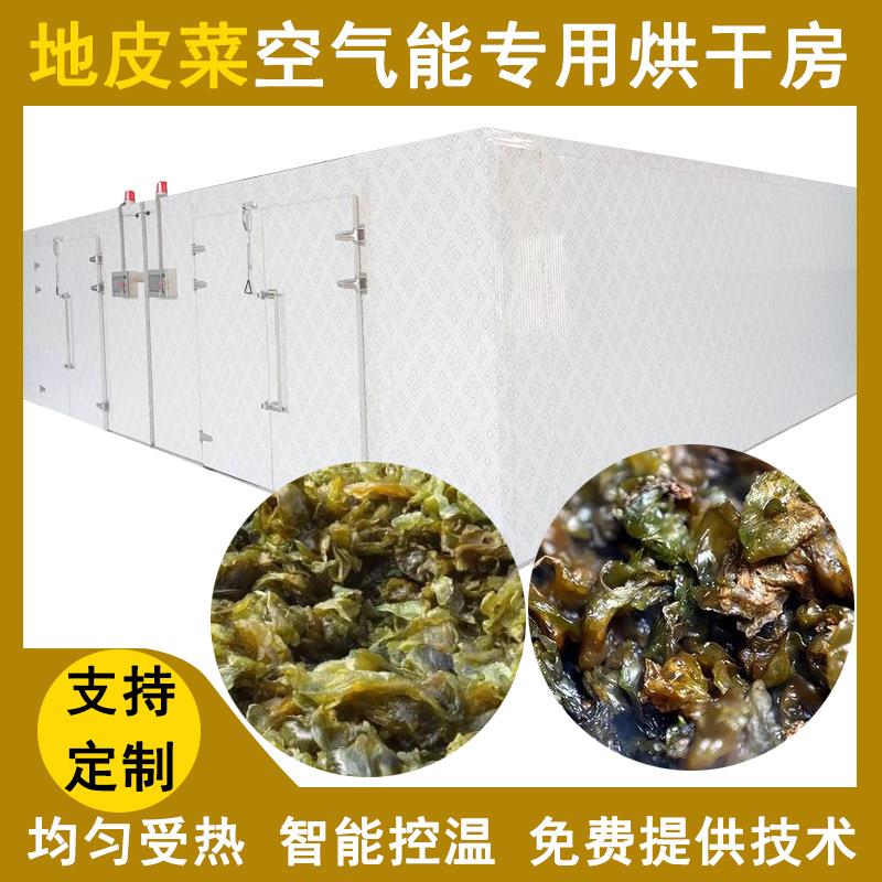 大型地皮菜地木耳烘干机热泵式地达菜烘干房空气能地软干燥设备