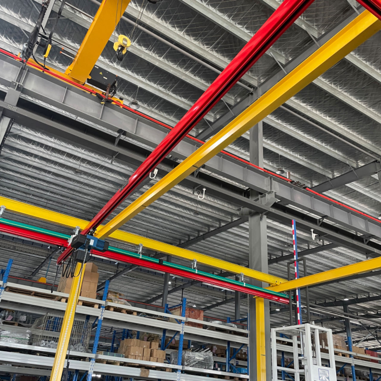 KBK柔性吊轨道式起重机1吨2吨钢性吊框架铝合金式悬挂吊机