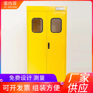 厂家供应 实验室气瓶柜 钢制双瓶气瓶柜 双瓶报警气瓶柜