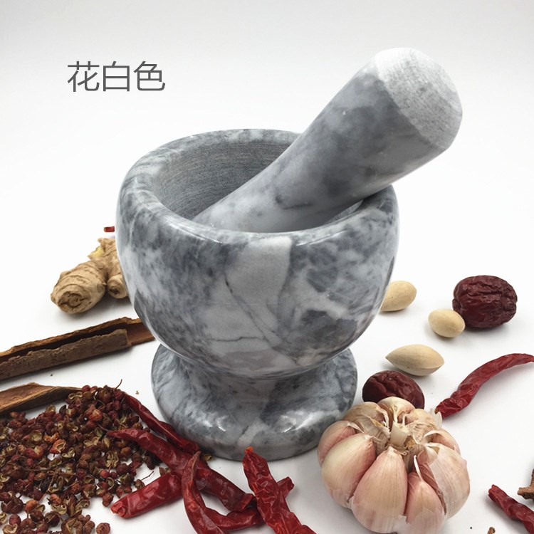 蒜臼子石臼捣碎罐捣蒜泥蓉神器擂钵辣椒研磨器家用老式手动捣蒜器