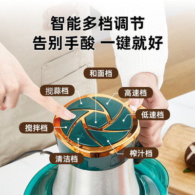 5升7档6叶刀大容量电动绞肉机家用不锈钢多功能搅馅搅辣椒搅蒜搅