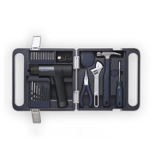 HOTO小猴工具套装电动螺丝刀工具箱家具家用维修多功能车载工具