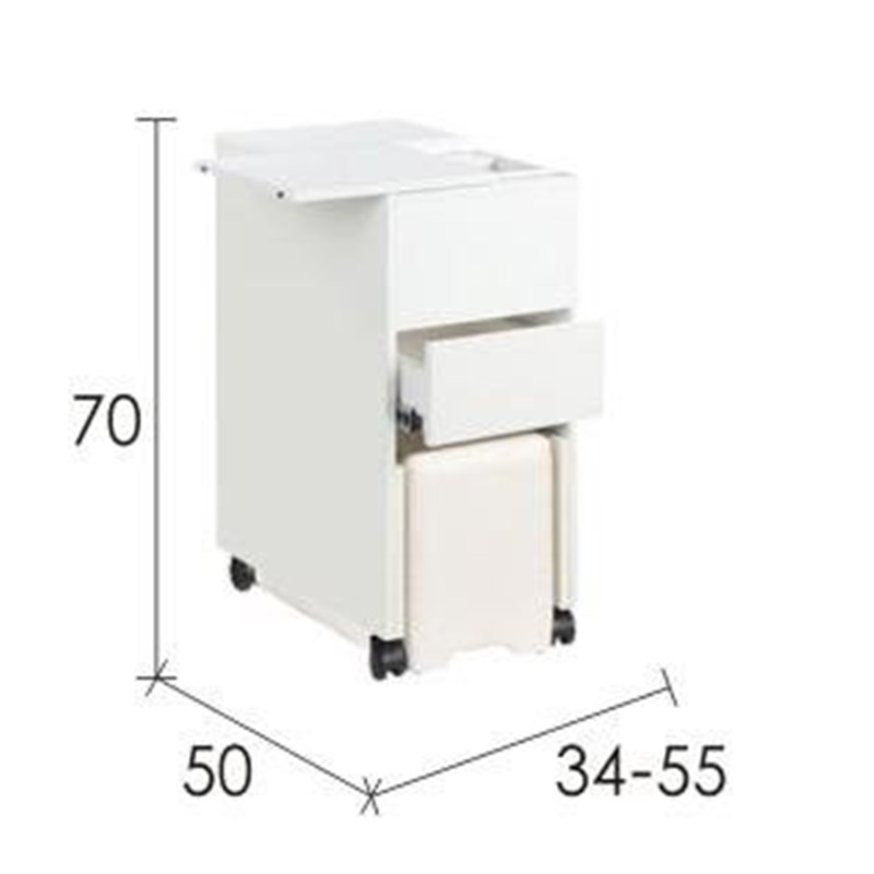 美容美发推车带技师椅抽屉工具柜置物架美甲工具车修甲桌25723