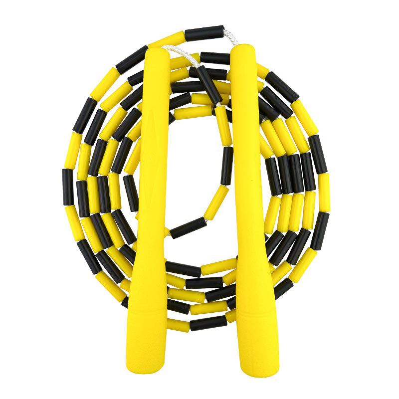 程式跳无限硬竹节跳绳颜色定制中小学生儿童比赛表演花样珠节跳绳