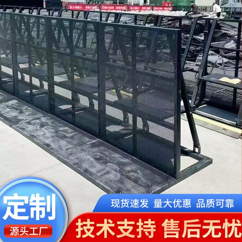 防爆铁马护栏演唱会移动折叠防跨越栏杆音乐会上演铁马围挡栅
