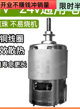 德国进口锂电池电动割草机电机通用配件12V21V24V马达电机除草机