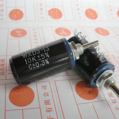 电位器WXD3-131k 1.5k 2.2k 4.7k 10K 15k 22k47k精密线绕电位器