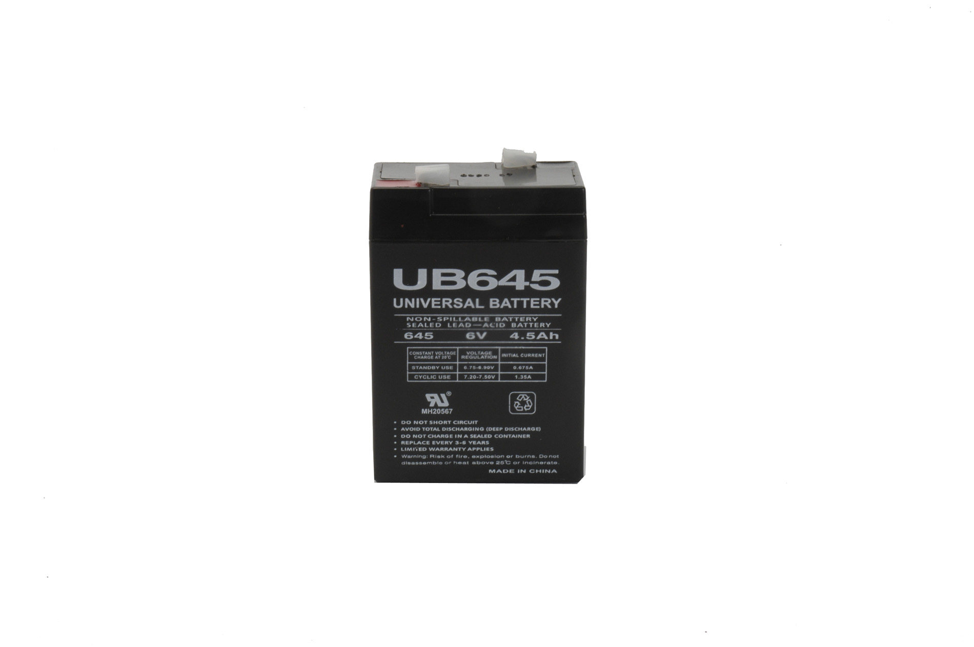 正品全新UB645 6V4.5AH电子秤 照明电源 应急设备 玩具车用蓄电池