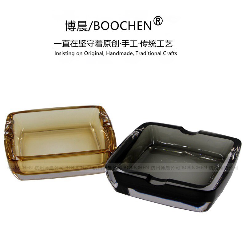 新品土耳其蓝色水晶玻璃琉璃烟灰缸酒店创意时尚彩色手工烟缸