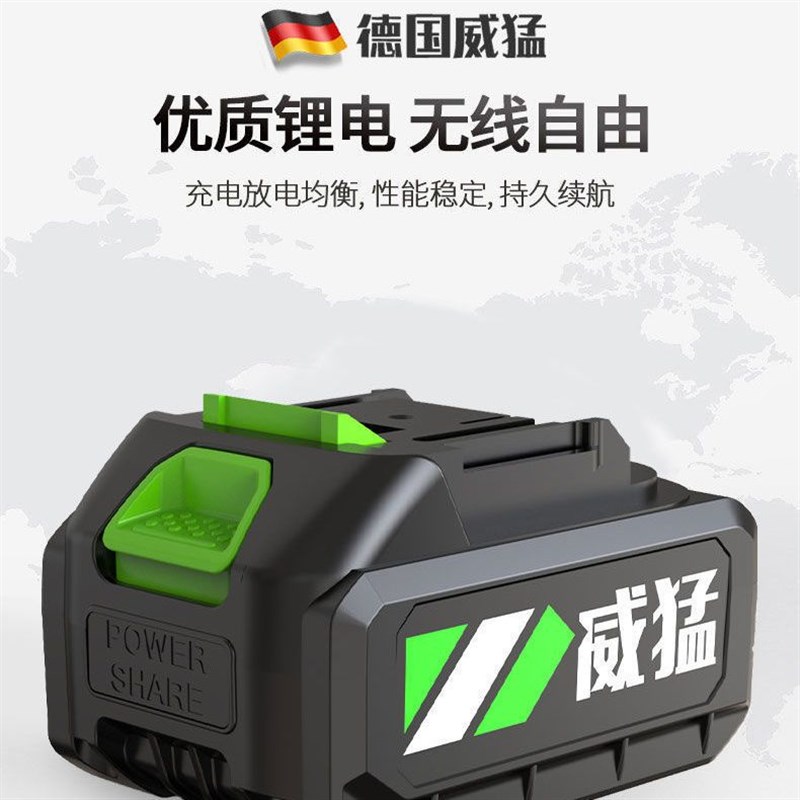 威猛48VF锂电池充电器电链锯鼓风机21v电锯绿篱搅拌机洗车机电钻