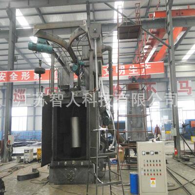 吊钩通过式抛丸机Q3780双钩通过式抛丸清理机江苏厂家