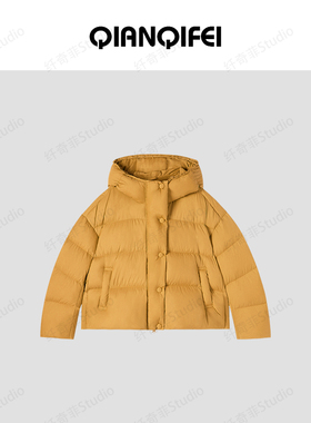 【Tia之夜 大狂欢】12.26F C 面包服宽松蓬蓬连帽短外套 TK5175